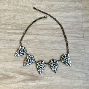 Statement jeweled necklace
